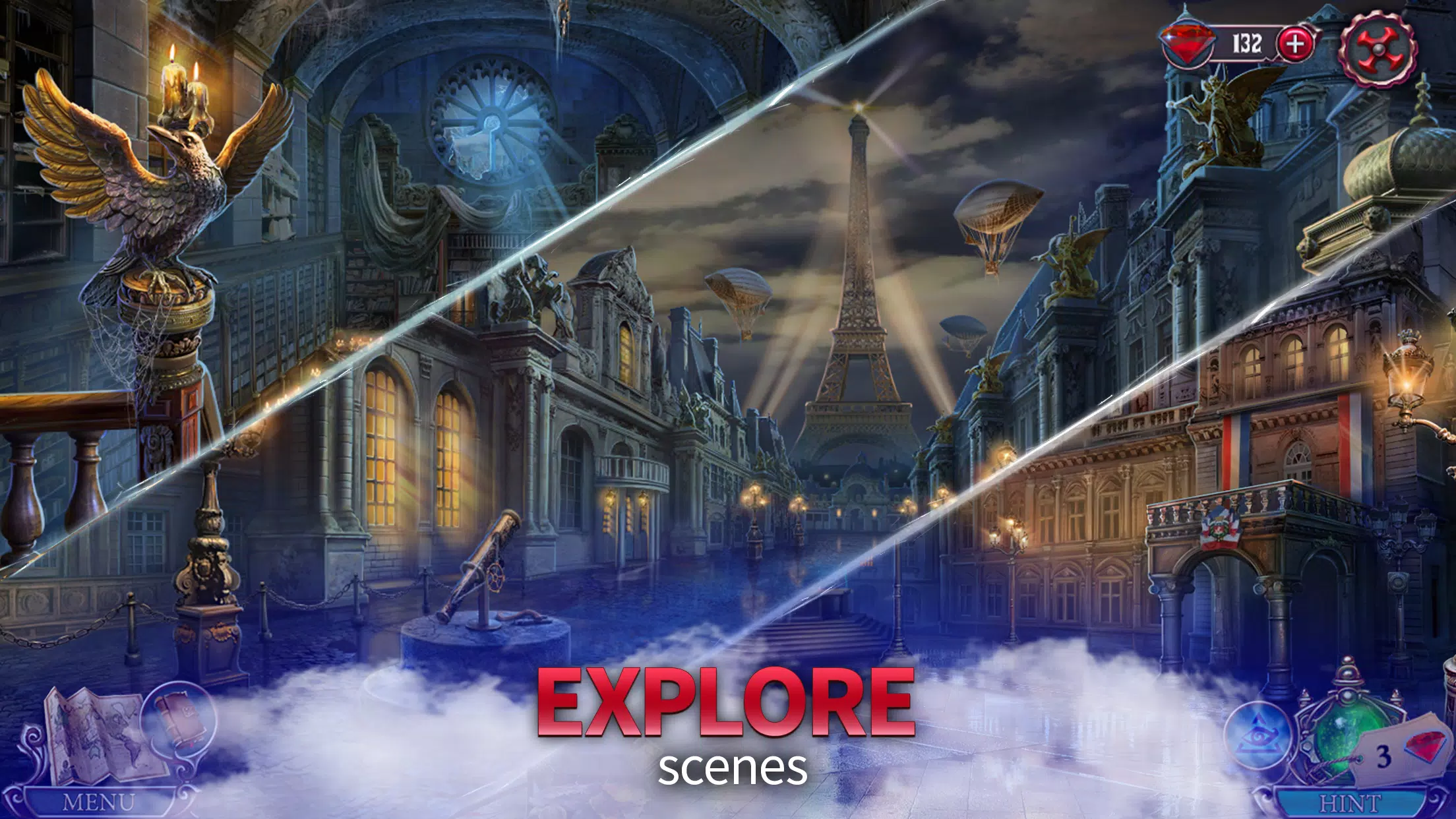 Dark City: Paris F2P Adventure Screenshots