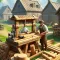 Idle Lumberjack Wood Harvest