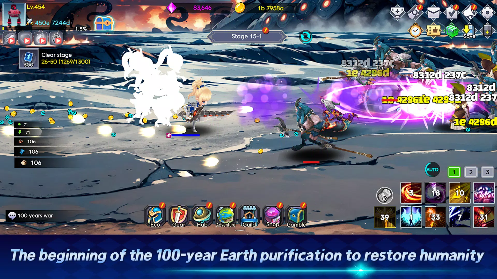 100 years war - Idle স্ক্রিনশট