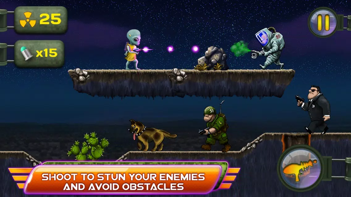 Area 51 Alien Attack: a Shooter Classic Game سکرین شاٹس