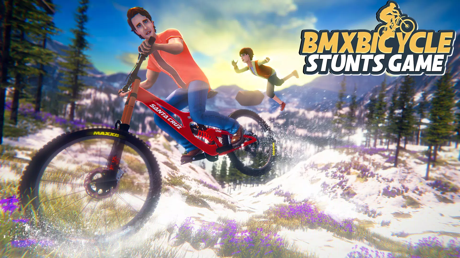 BMX Bicycle Obstacle Guts Game Screenshots