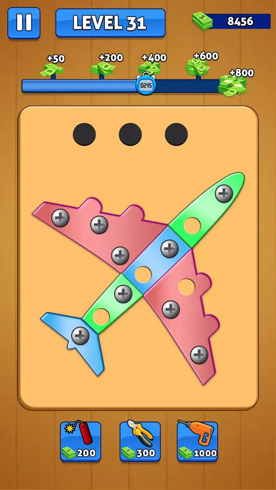 Screw Pin Nuts and Bolts Games Screenshots