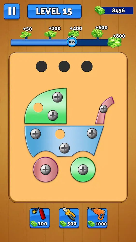 Screw Pin Nuts and Bolts Games Screenshots