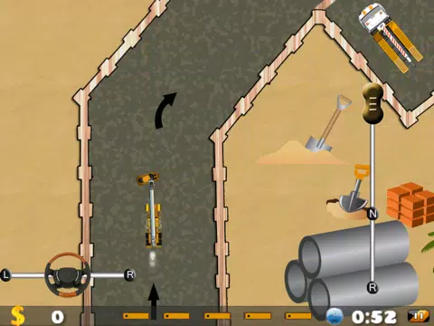 Screenshot di Construction Tractor Parking Challenge - Fast Driving Simulator Free iPad 