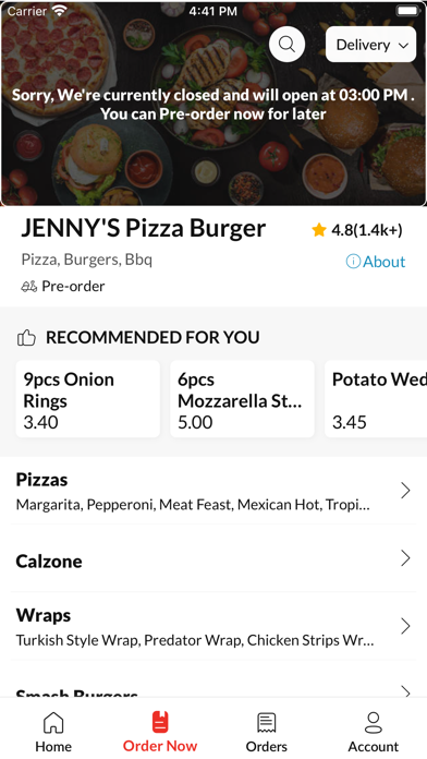 JENNYS Pizza Burger Screenshots