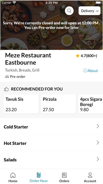 Meze Restaurant Eastbourne Screenshots