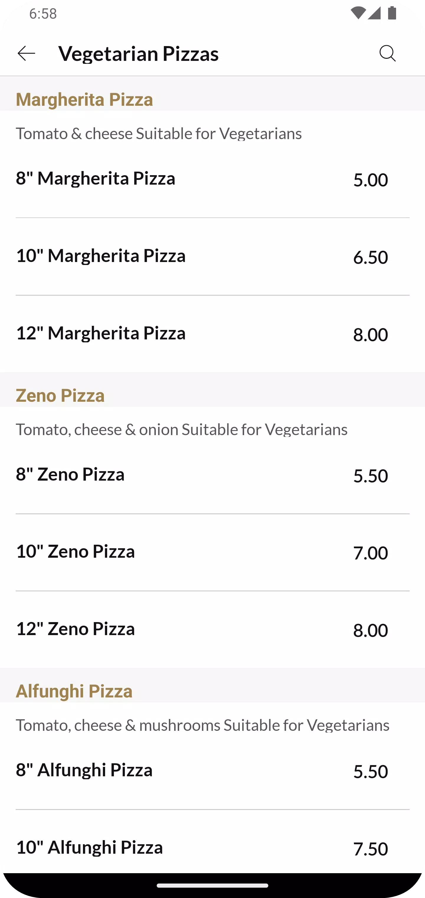 Regency Pizza Screenshots
