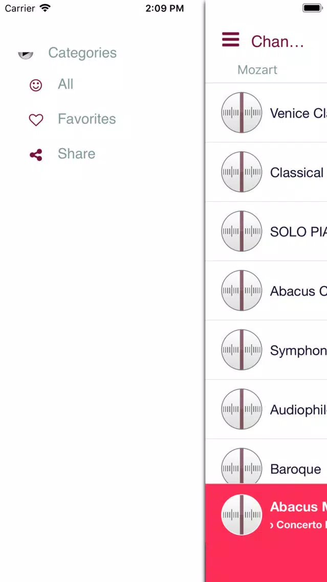 Mozart classic music radio FM Screenshots