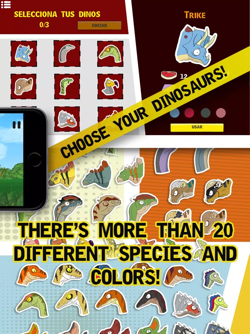 Tangkapan skrin Dino Boom! iPad 
