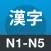 Learn Kanji N1-N5