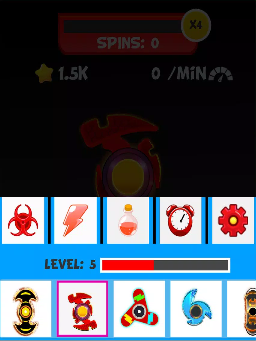Fidget Spinner - Glow Toy iPad Screenshots