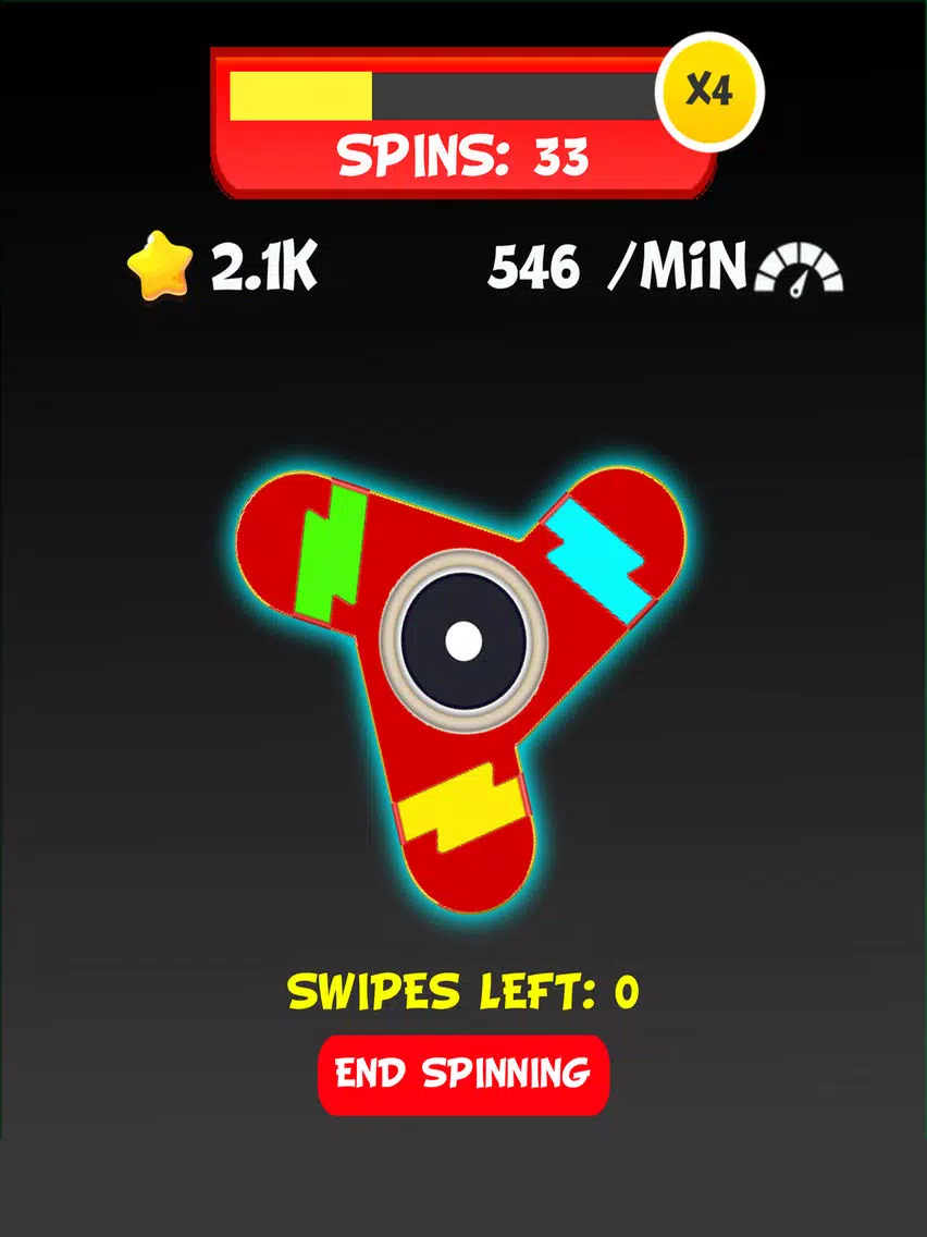 Fidget Spinner - Glow Toy iPad Screenshots