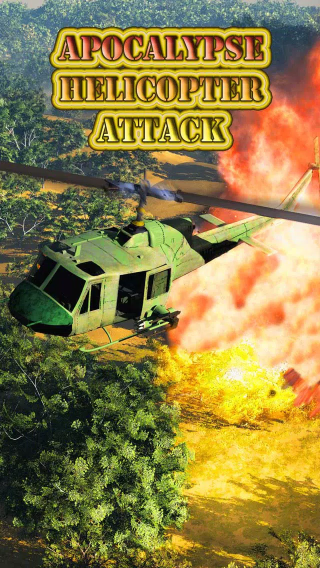 Screenshot di Apocalypse Helicopter Attack - Destroy the Enemy Village Combat