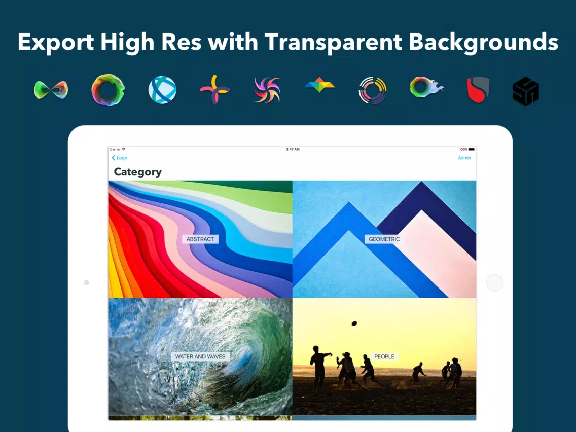 Logo Maker: Designer & Watermark for Business Card iPad Screenshots