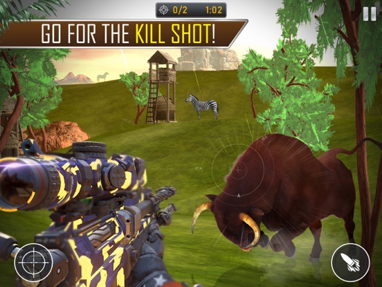 Capturas de pantalla de Animal Jungle Hunter Sniper 3D iPad
