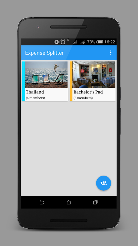 Expense Splitter Screenshots