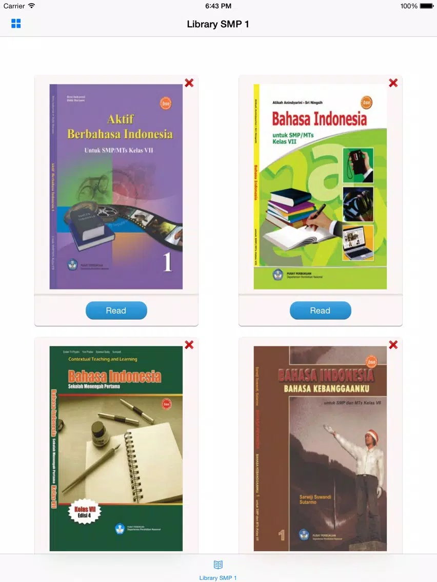 Buku Paket SMP iPad Screenshots