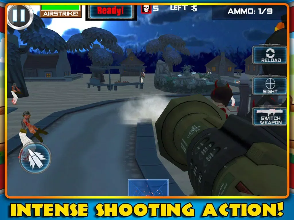 Pumpkin Tree Defense - a zombie shooter game iPad Screenshots