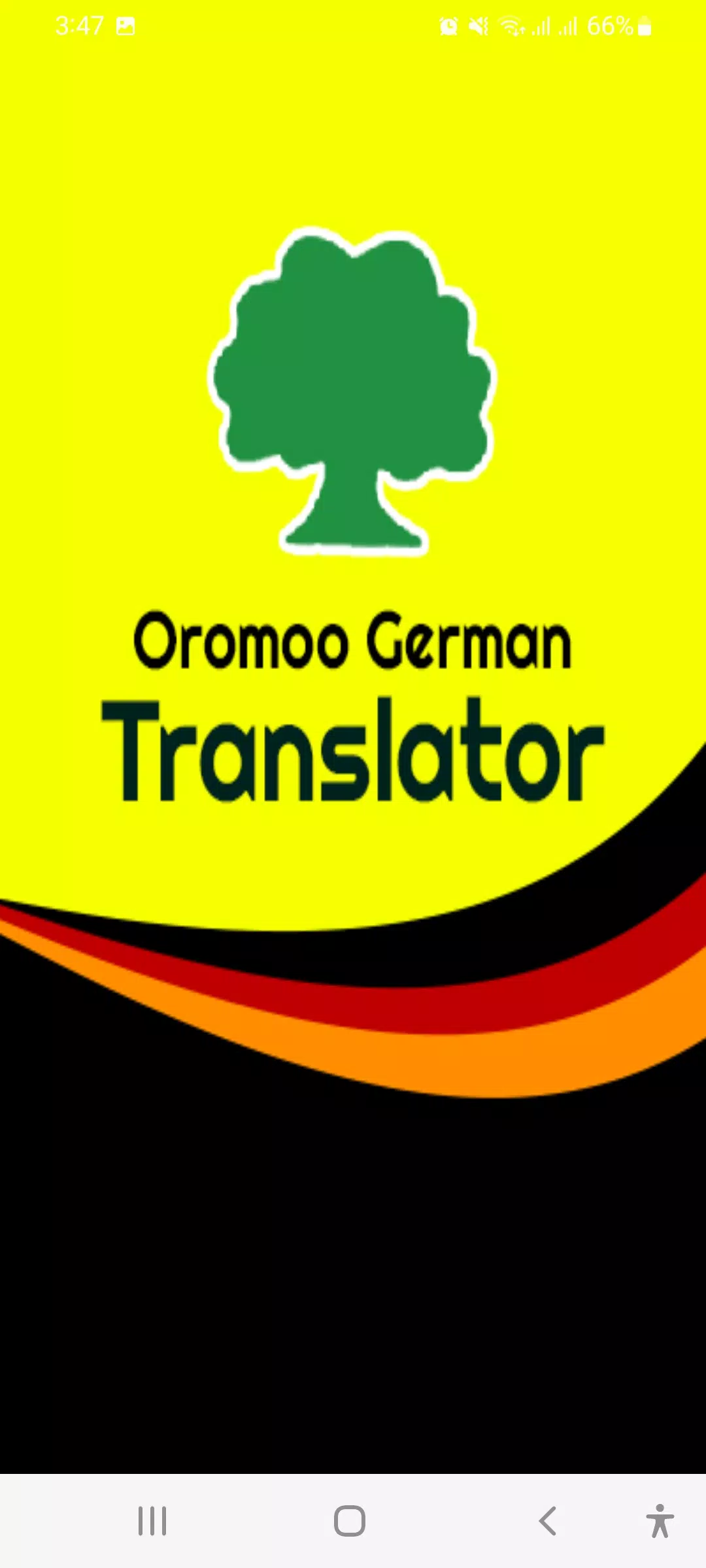 Oromoo German Translator Screenshots