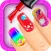 Aaah! Make my nails beautiful! FREE- super fun beauty salon game for little flower girls