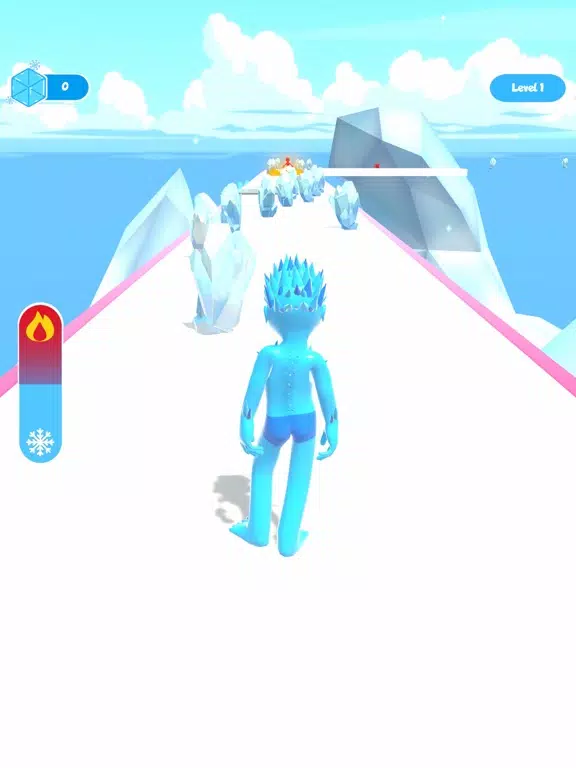 ภาพหน้าจอของ Ice Man Runner 3D iPad 