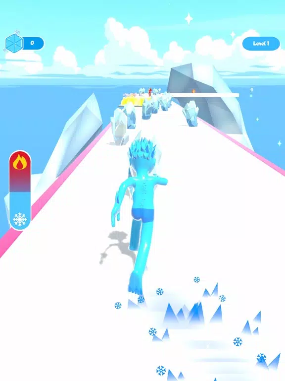 ภาพหน้าจอของ Ice Man Runner 3D iPad 