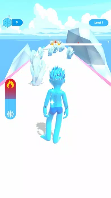 ภาพหน้าจอของ Ice Man Runner 3D