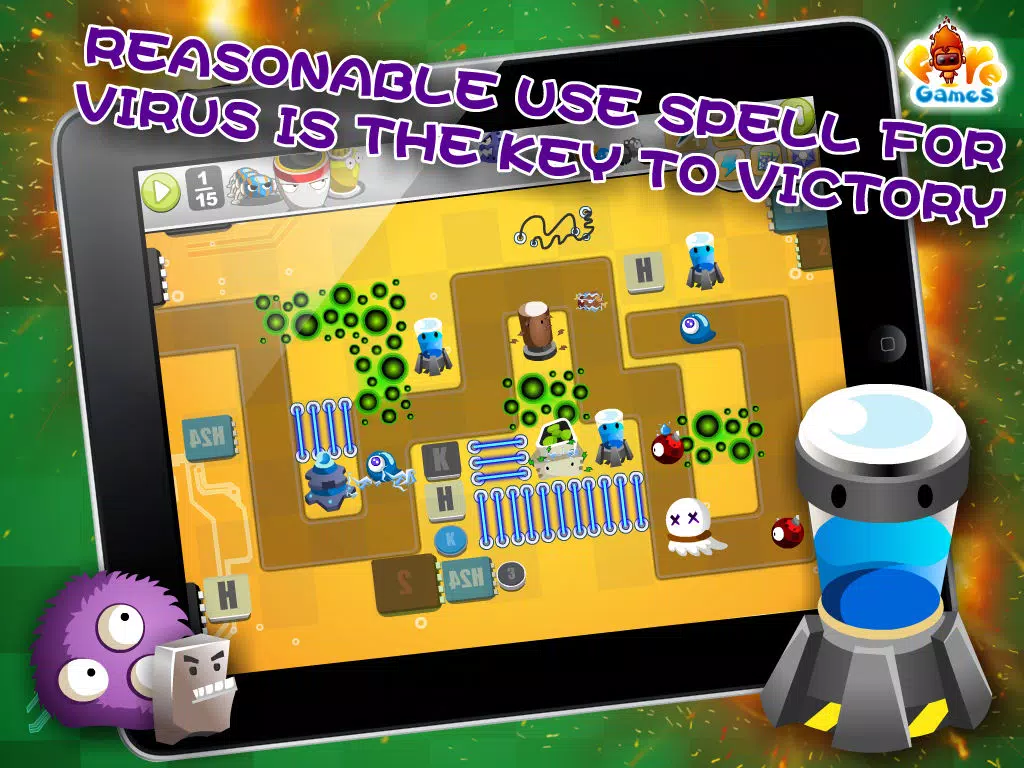 Screenshot di Circuit Defense iPad 