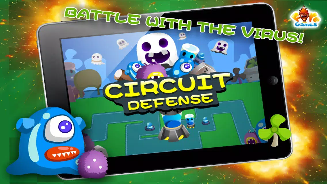 Screenshot di Circuit Defense