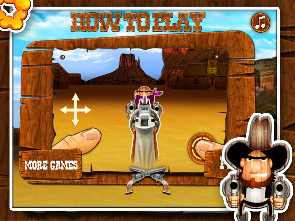 Ảnh chụp màn hình của Cowboy Guns Free iPad 