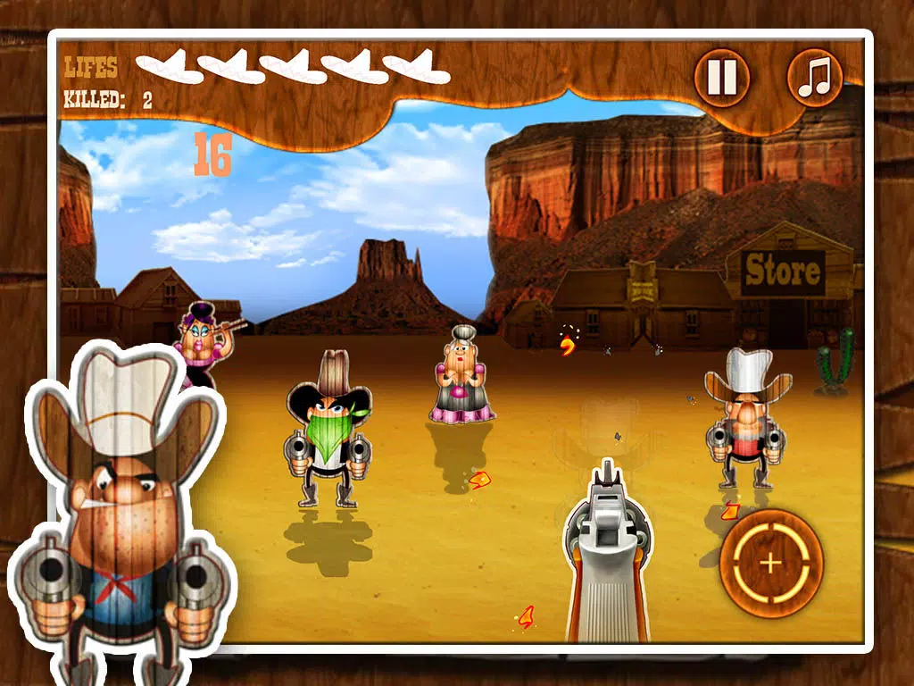 Ảnh chụp màn hình của Cowboy Guns Free iPad 