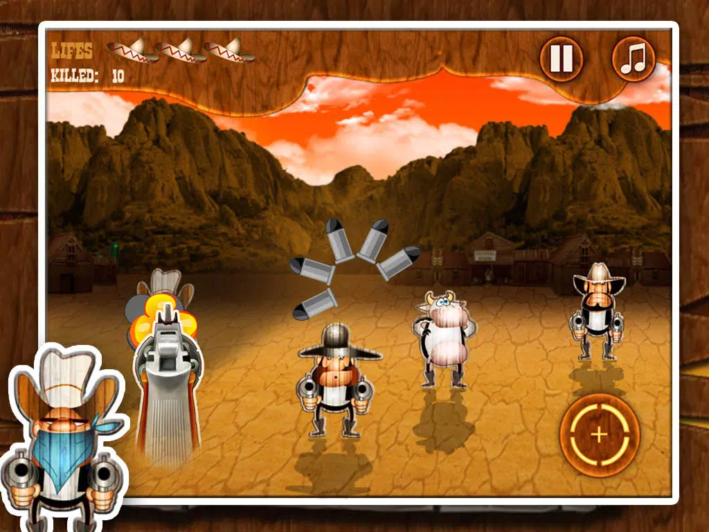 Ảnh chụp màn hình của Cowboy Guns Free iPad 
