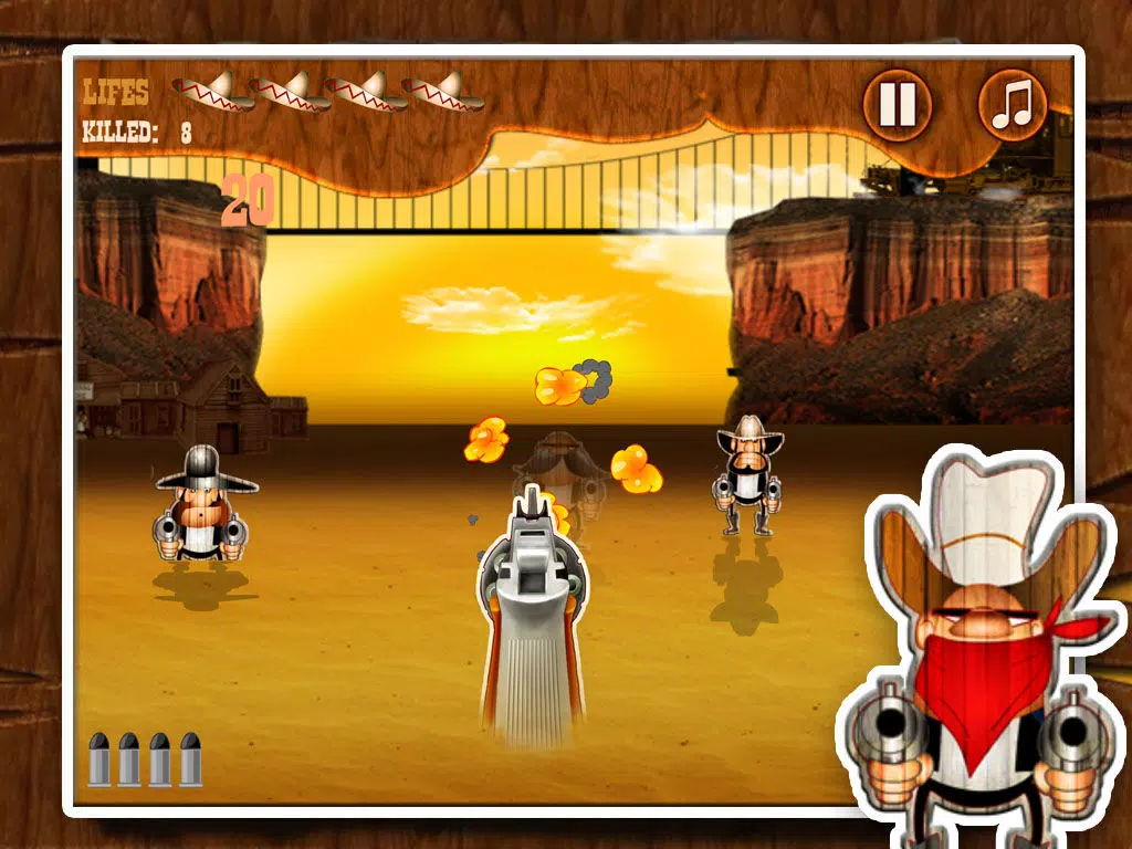 Ảnh chụp màn hình của Cowboy Guns Free iPad 