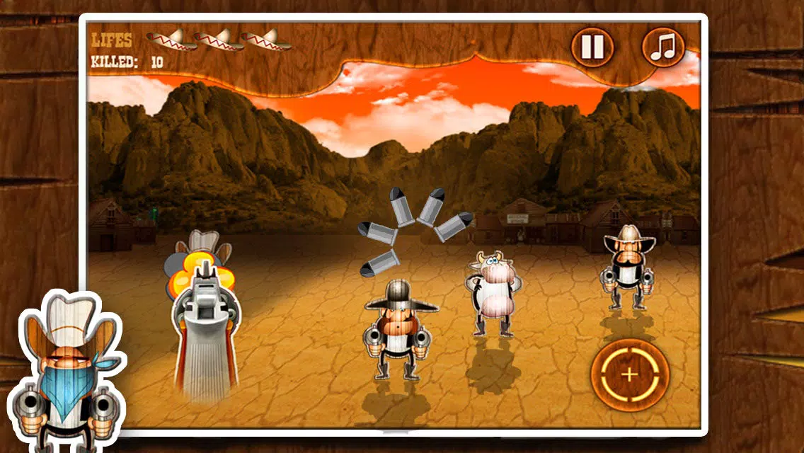 Ảnh chụp màn hình của Cowboy Guns Free