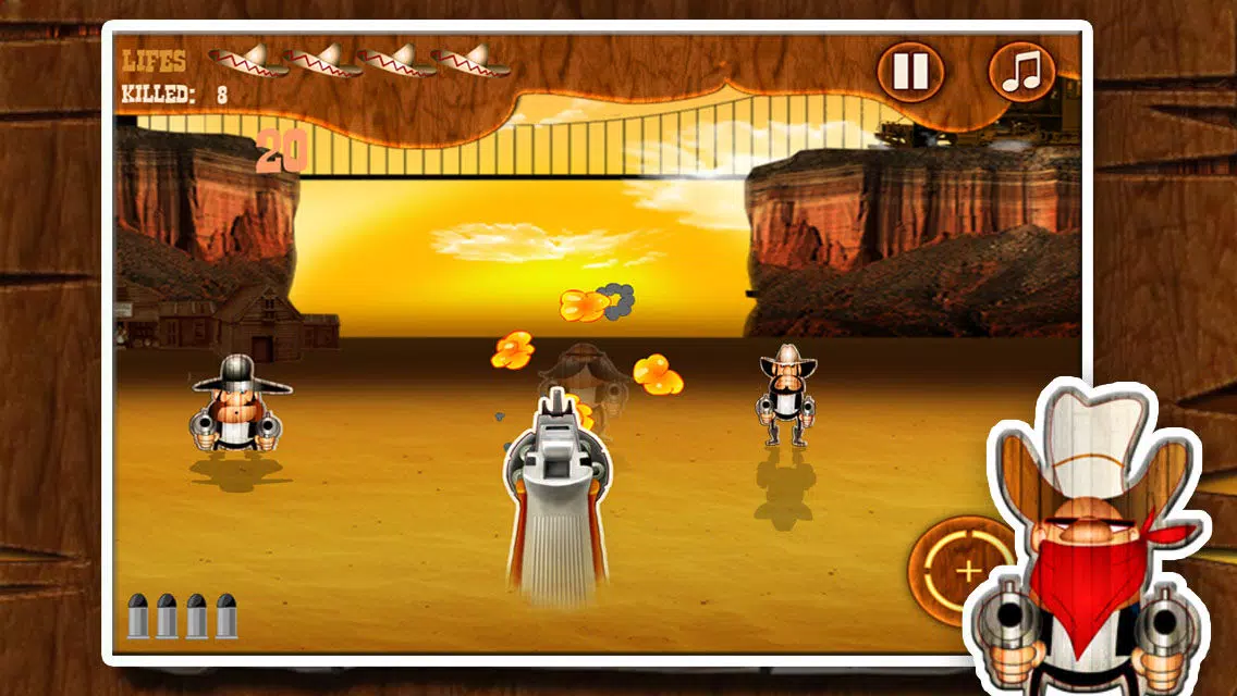 Ảnh chụp màn hình của Cowboy Guns Free