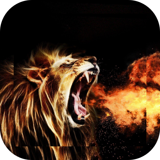 Fire Lion Wallpaper