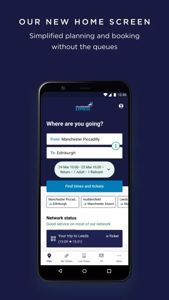 Train tickets, travel & times Screenshots