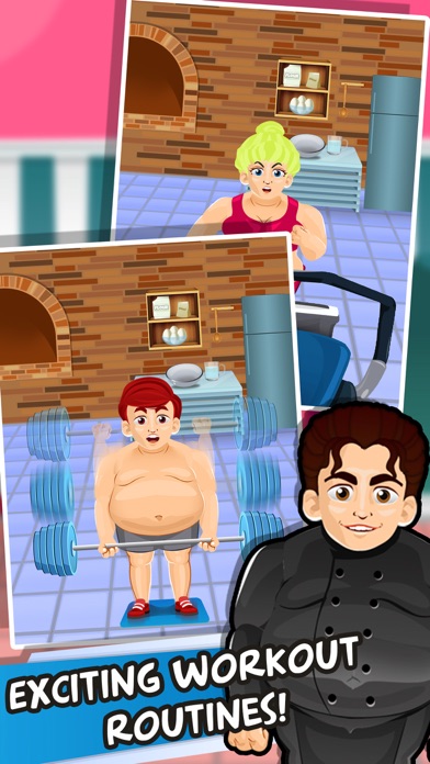 Chef Fat to Fit World Dash - cool run jump-ing & diner cooking games for kids! Screenshots