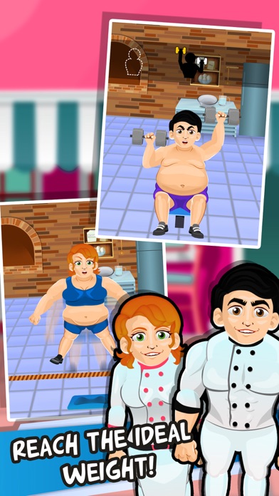 Chef Fat to Fit World Dash - cool run jump-ing & diner cooking games for kids! Screenshots