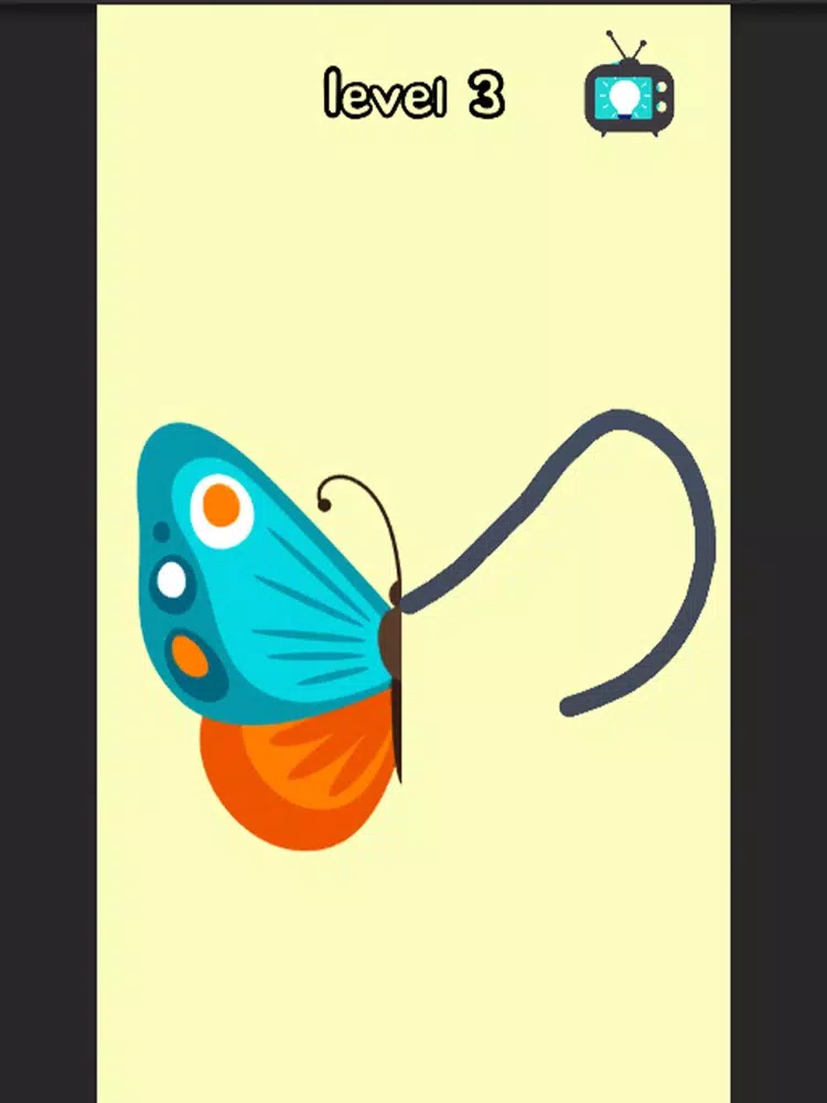 Draw Half Puzzle One Part iPad Screenshots