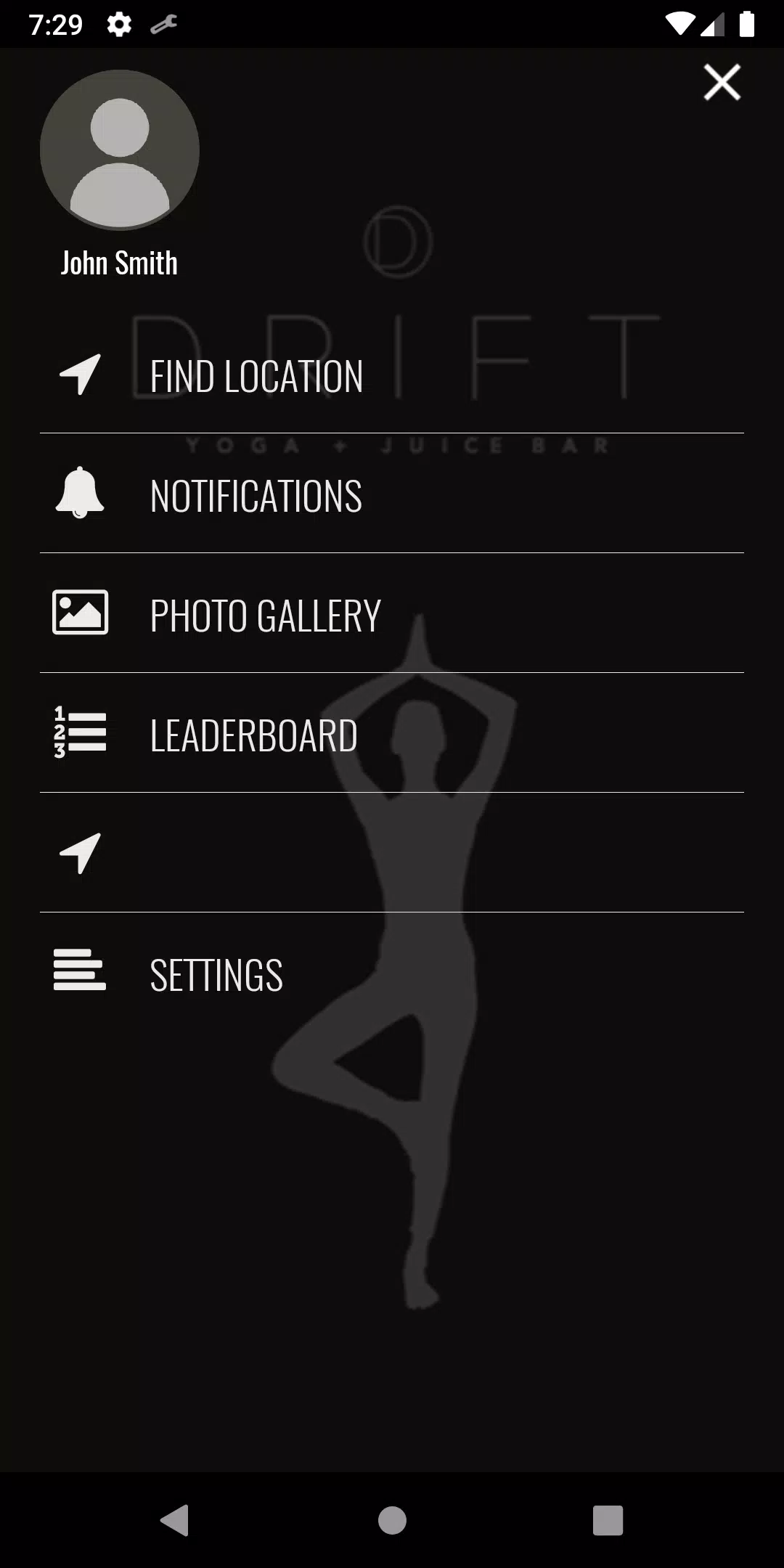 Drift Yoga + Juice Bar Screenshots