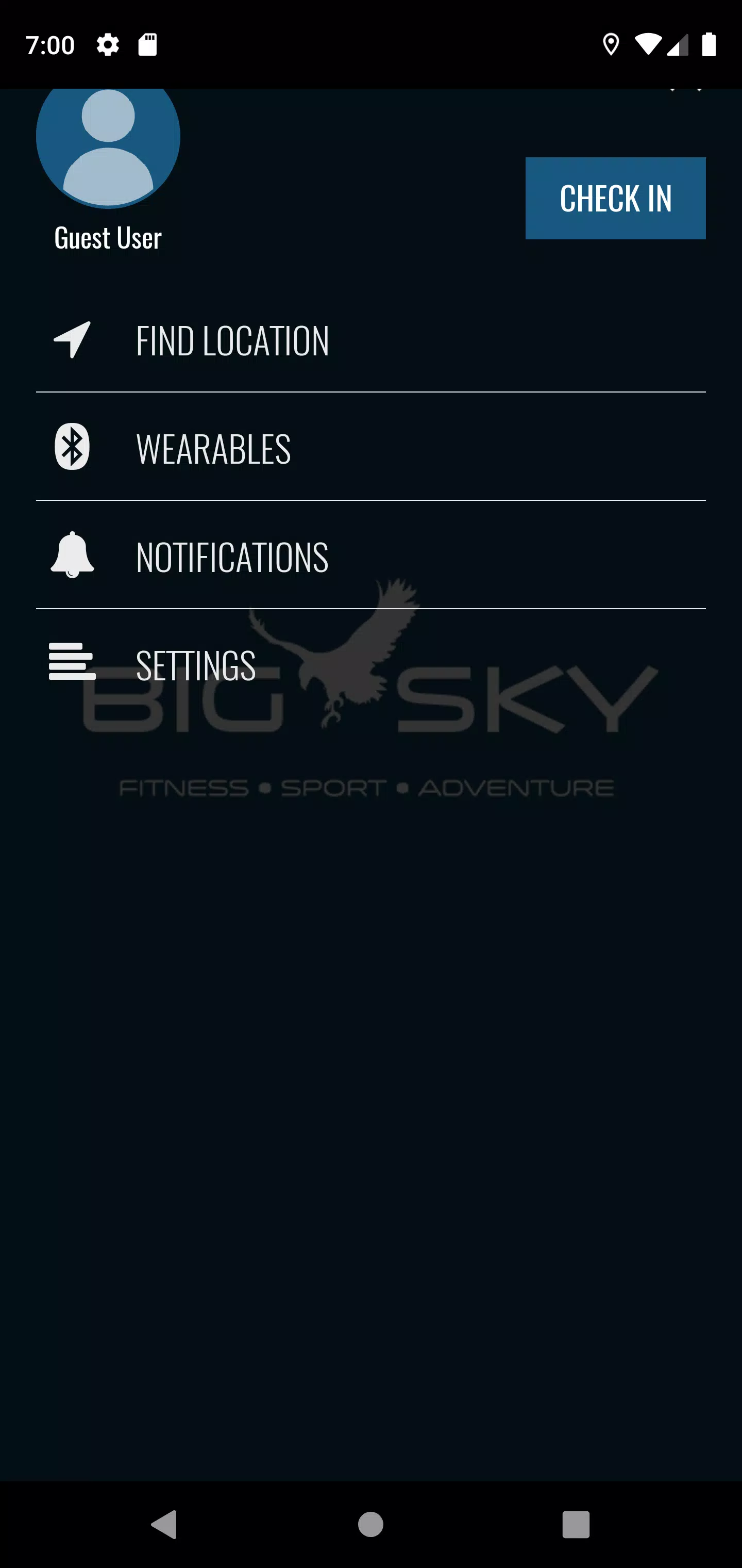 Big Sky Fitness應用截圖