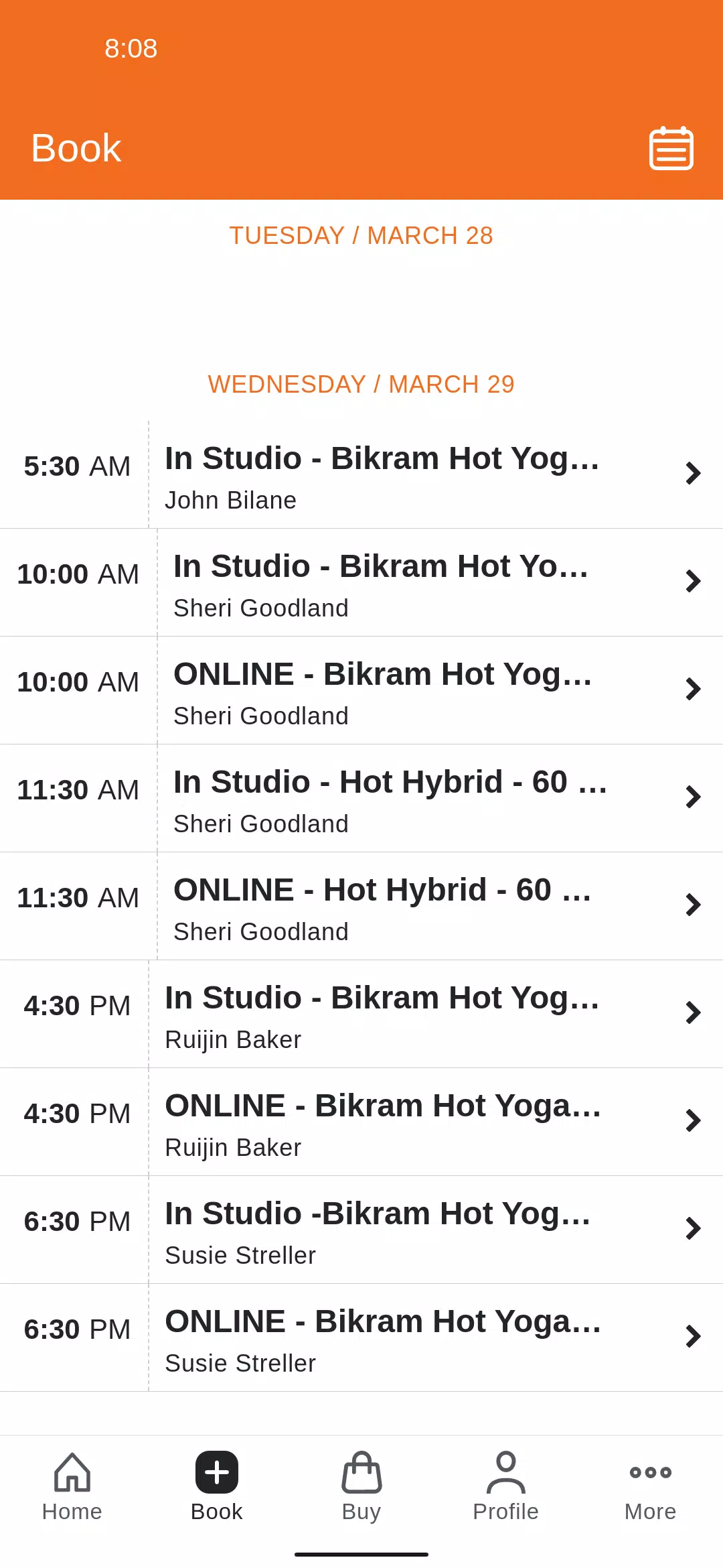 Bikram Hot Yoga Houston Screenshots