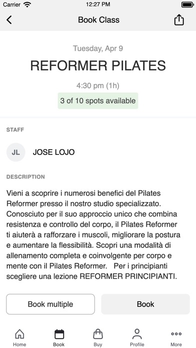 BODHI reformer Screenshots