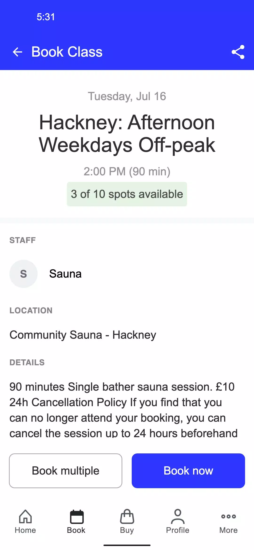 Community Sauna Screenshots