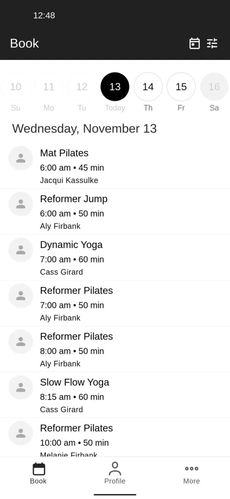 Crew Pilates Co Screenshots