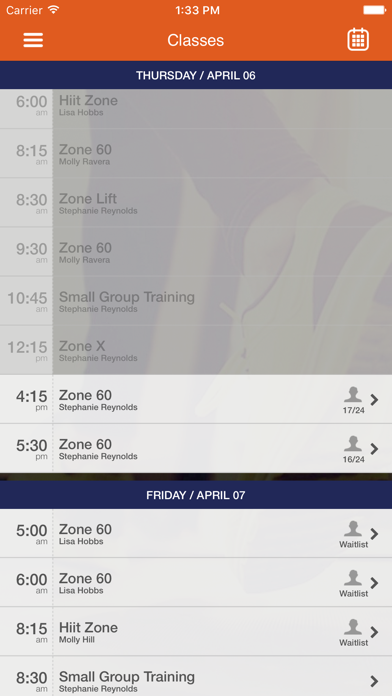 FITZONE Screenshots