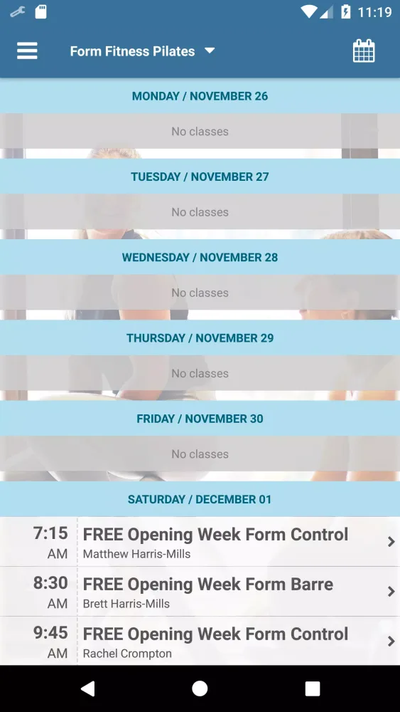 FORM Fitness Pilates Screenshots
