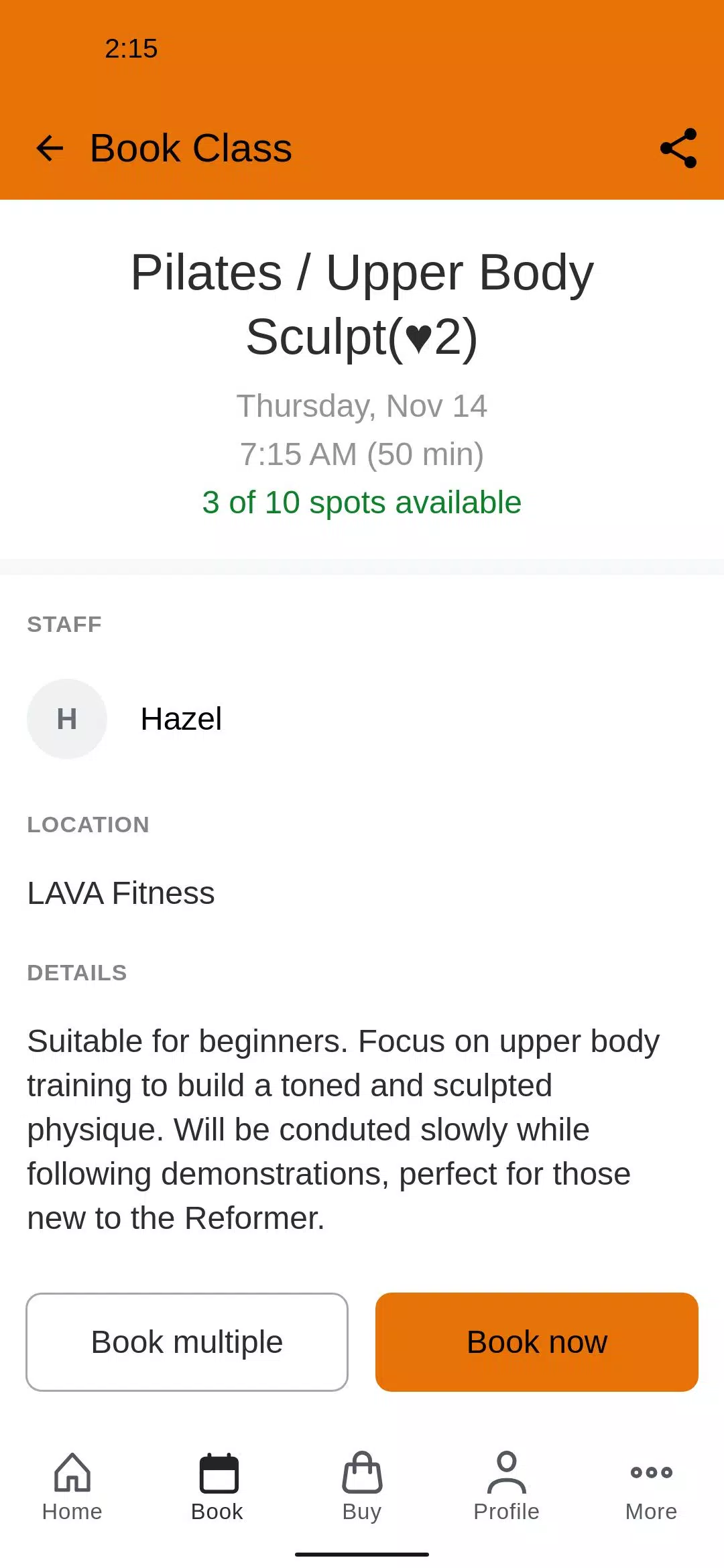 Tangkapan layar LAVA Singapore