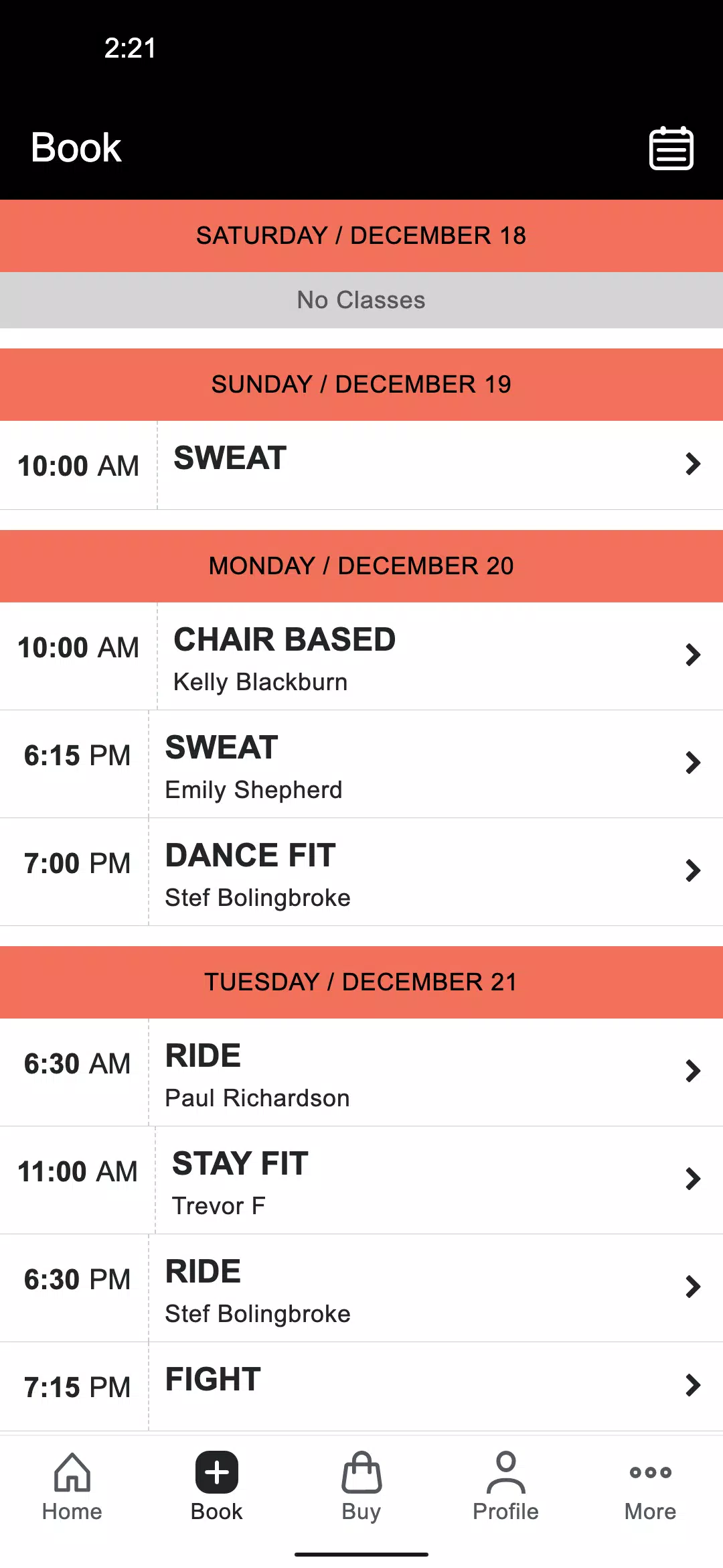 Live Fit Gym Screenshots